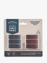 Gentlemen's Hardware Cable Tidies, Set of 6