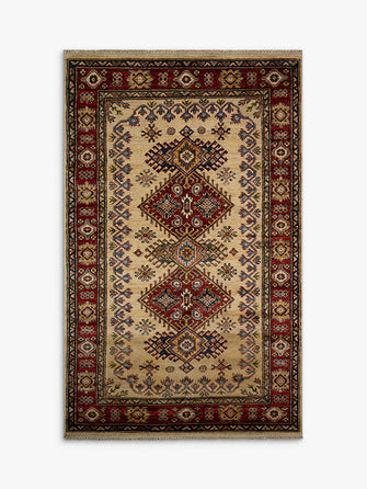 Gooch Oriental Supreme Kazak Rug, Ivory, L159 x W101 cm