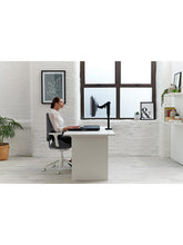 CBS for Herman Miller Monto Sit/Stand Riser Desk Accessory, Black/Silver