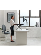CBS for Herman Miller Monto Sit/Stand Riser Desk Accessory, Black/Silver