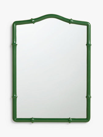 John LewisBamboo-Effect Wall Mirror, 75 x 54cm, Green