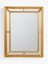 John LewisRectangular Wood Frame Wall Mirror, 110 x 85cm, Gold