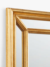 John LewisRectangular Wood Frame Wall Mirror, 110 x 85cm, Gold