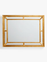 John LewisRectangular Wood Frame Wall Mirror, 110 x 85cm, Gold