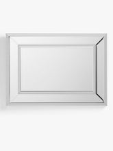 John LewisDecorative Bevelled Glass Wall Mirror, 70 x 50cm, Clear