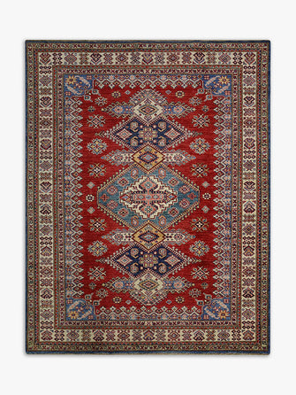 Gooch Oriental Supreme Kazak Rug, Red, L191 x W150 cm