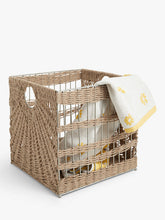 John LewisMetal and Jute Square Storage Basket, Natural