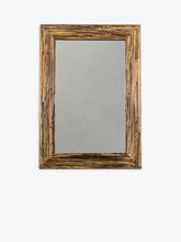 Gallery Direct Veneto Rectangular Wood-Effect Frame Wall Mirror, 90 x 60cm, Natural