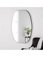 Oslo Wall Mirror, 111 x 81cm, Black