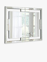 Rio Bevelled Glass Rectangular Wall Mirror, 82 x 112cm, Black