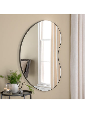 Odense Wall Mirror, 111 x 81cm, Black