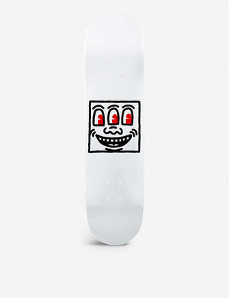 Keith Haring monster smile-print wooden skateboard deck