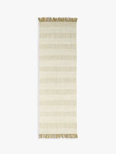 John LewisKenzo Stripe Jute Runner Rug, Neutral, L240 x W80 cm