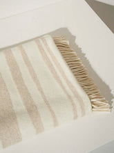 Truly Wool Blend Blanket, Cream