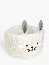 John LewisBunny Knitted Storage Basket, Off White