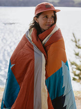 Passenger Nomadics Blanket, Turquoise/Rust