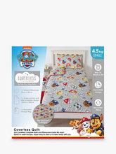 Paw Patrol Reversible Coverless Carefree Quilted Duvet Set, 4.5 Tog, Single