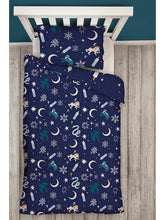 Harry Potter Reversible Christmas Duvet Cover and Pillowcase Set, Single