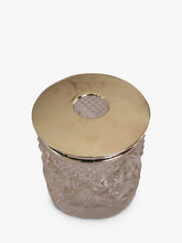 VF Jewellery Second Hand Silver Top Hair Tidy Jar, Dated London 1920