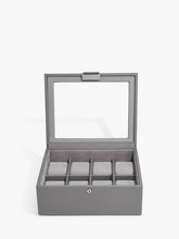 Stackers Eight Piece Watch Box, Slate Grey