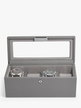 Stackers Four Piece Watch Box, Slate Grey