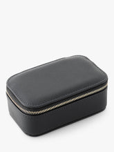 Tutti & Co Jasper Mini Jewellery Box, Black/Stone