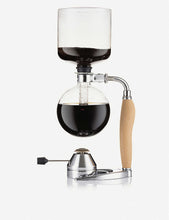 Mocca Siphon vacuum eight cup coffee maker and gas burner