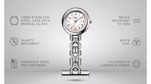Rotary Nurses' Stainless Steel Fob Watch