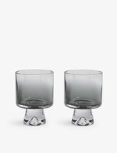 Tank low-ball glasses set of two