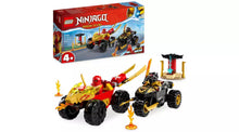 LEGO NINJAGO Kai and Ras's Car and Bike Battle Toys 71789