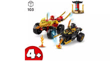 LEGO NINJAGO Kai and Ras's Car and Bike Battle Toys 71789