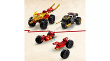 LEGO NINJAGO Kai and Ras's Car and Bike Battle Toys 71789