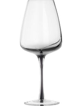 Smoke white wine glass