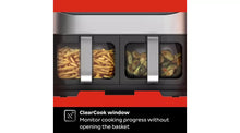 Instant Vortex ClearCook 7.6L Dual Air Fryer Stainless Steel