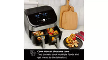 Instant Vortex ClearCook 7.6L Dual Air Fryer Stainless Steel