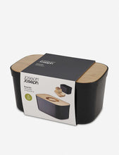 Bread bin and bamboo cutting board lid