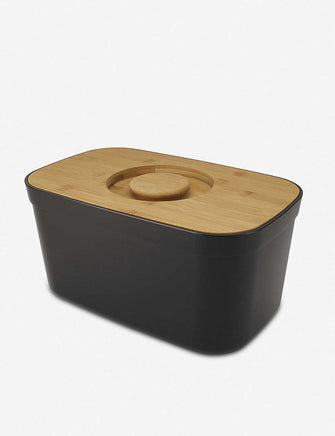 Bread bin and bamboo cutting board lid