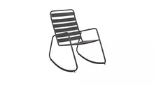 Steel Garden Rocking Chair - Charcoal