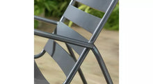 Steel Garden Rocking Chair - Charcoal