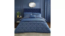 Catherine Lansfield Art Deco Navy Bedding Set - Superking
