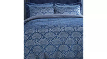 Catherine Lansfield Art Deco Navy Bedding Set - Superking