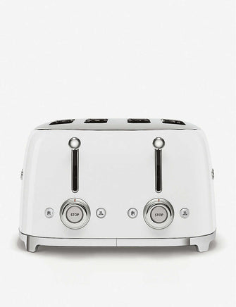 Four-slice stainless-steel toaster