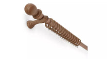 Home 2.4m Wooden Curtain Pole - Natural