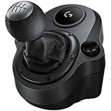 Logitech G Driving Force gear, G29 / G920 / G923, back gear and 6 position "H" layout in gears, steel and leather building, black