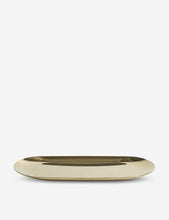 Large gold stainless steel tray 23cm