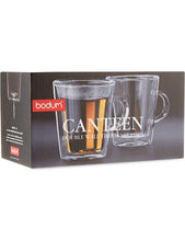 Canteen set of two double-walled glasses