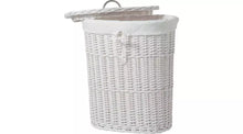 Willow 60 Litres Linen Bin - White