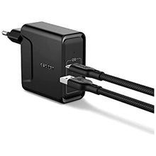 Spigen Steadiboost 48W Fast Charger (USB-C PD 3.0 30W + Quick Charge 3.0 18W) iPhone / Android / MacOS Charger Adapter Black F211-000AD24973