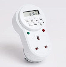 Electronic digital mains Timer Socket Plug-in with LCD Display 12/24 Hour 7 Days