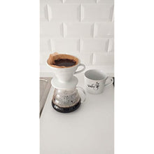 V60 02 Ceramic Coffee Dripper (White) Ceramic Coffee Dripper V60 02 (White)